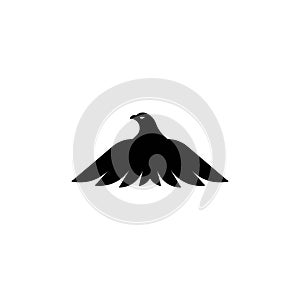 Eagle logo template vector