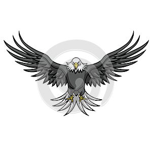 Eagle Mascot Spread The Wings