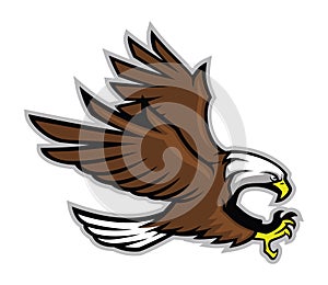 Eagle mascot style