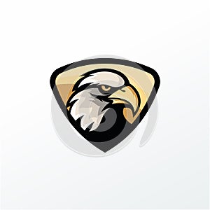 Eagle Mascot Vector Logo, Esport Logo, Emlem Badge Logo. photo