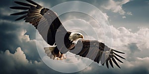 On Eagle\'s Wings: Flight Above the Clouds - Generative AI