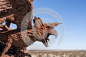 Eagle sculpture in Galleta Meadows photo