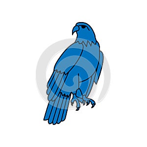 Eagle shield cloud logo design vector