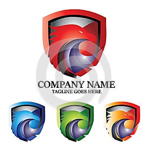 Eagle Shield Concept Logo Design