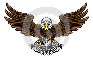 Eagle Soccer Football Mascot