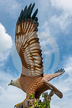 Eagle statue on Eagle square, Kuah