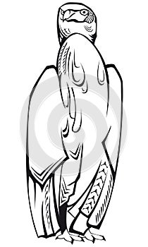 Eagle, symbol, isolated
