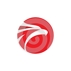 Eagle Vector Logo Template simple