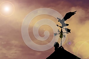 Eagle weather vane