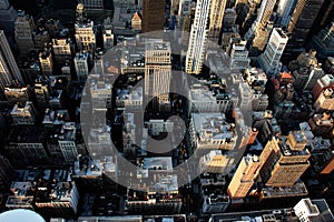 Vertigo nyc shot city downtown manhatan photo