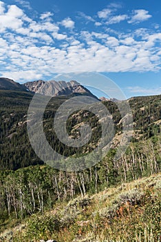 Eagles Nest Peak 13,091 and Mount Powell 13,560 are part of the Gore Mountain Range in Colorado