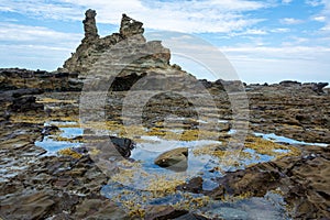 Eagles Nest rock formation in Bunurong Marine and Coastal Park in Australia