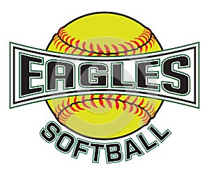 Eagles Softball Graphic