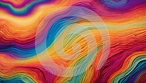 eamless psychedelic rainbow ridged topological pattern background texture