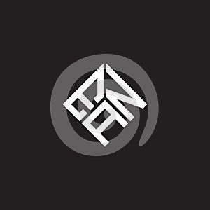 EAN letter logo design on black background. EAN creative initials letter logo concept. EAN letter design photo
