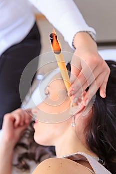 Ear candles treatment