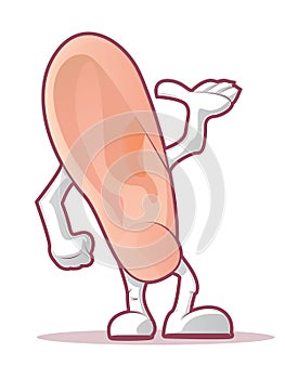 Ear Cartoon Character