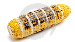 A close up of an ear of corn on the cob (ai generated)