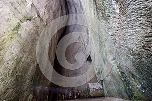 Ear of dionysius artificial cave