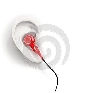 in-ear headphones concept
