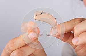 Ear mold and hearing aid photo