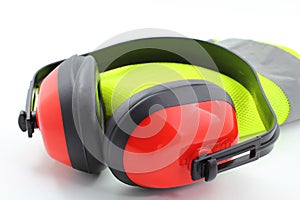 Ear Muffs with Reflective Safety Vest