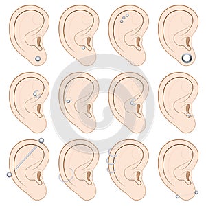 Ear Piercings Different Types