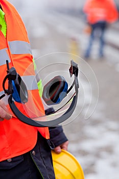 Ear protector and helmet