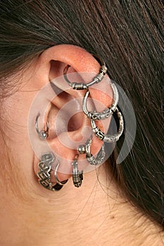 Ear-rings -close up