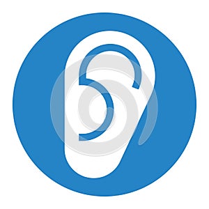 Ear sign, hearing symbol