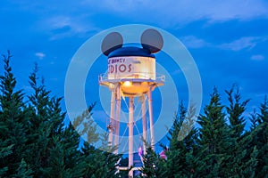 Earffel Tower at Walt Disney Studios Park at Disneyland Paris France