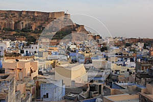 An earial view over Jodhpur