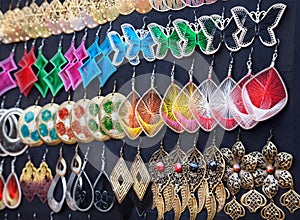 Earings at Goa market