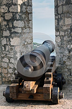 Early 19th century canon in Hvar