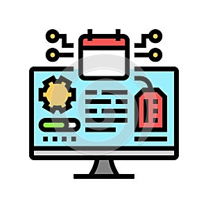 early adopter tech enthusiast color icon vector illustration photo