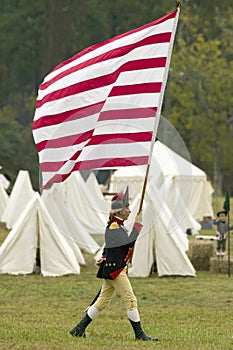 An early American flag