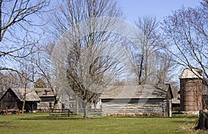 Early American Pioneer Homestead