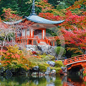 Early Autumn at Daigoji Temple in Kyoto