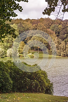 Early autumn in the most popular park in the UK - Stourhead