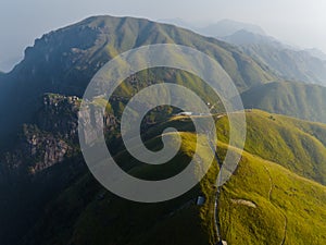 The early autumn scenery of Wugong Mountain Natural Scenic Area, Pingxiang, Jiangxi, China