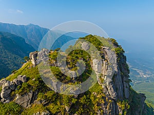 The early autumn scenery of Wugong Mountain Natural Scenic Area, Pingxiang, Jiangxi, China