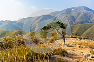 The early autumn scenery of Wugong Mountain Natural Scenic Area, Pingxiang, Jiangxi, China