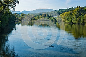 An Early Fall View of the James River, Virginia, USA photo