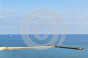 Early autumn view from the Sea Garden in Varna city