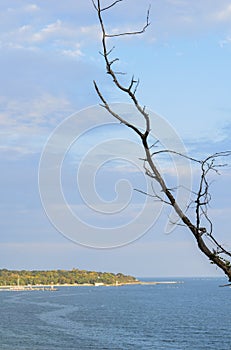 Early autumn view from the Sea Garden in Varna city