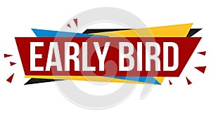 Early bird banner design