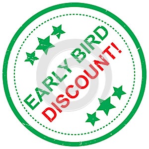 Early bird discount