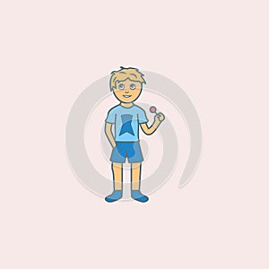 early boyhood field outline icon. Element of generation icon for mobile concept and web apps. Field outline early boyhood icon can