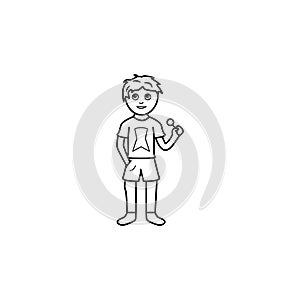 early boyhood icon. Element of generation icon for mobile concept and web apps. Thin line icon for website design and development