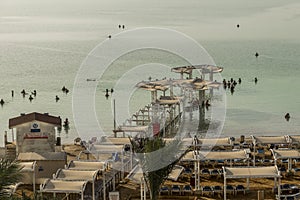 Early dead sea sunrise